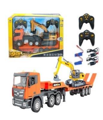 Opakowanie Zestaw dwóch pojazdów budowlanych RC