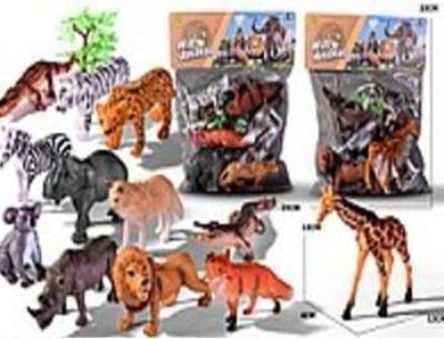 Opakowanie Zestaw dzikich zwierząt 6szt