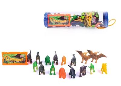 Opakowanie Zestaw figurek dinozaury w tubie