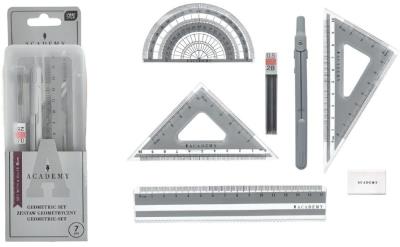 Opakowanie Zestaw geometryczny w pudelku Smart Academy 7el