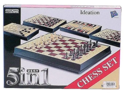 Zestaw gier 5w1 30,5x22x4cm. Wydawca: ADAR. SmakLiter.pl Opakowanie Zestaw gier 5w1 30,5x22x4cm