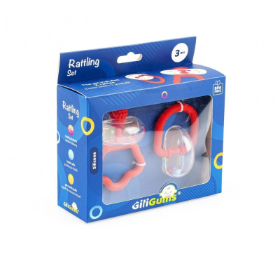 Opakowanie Zestaw grzechoczący czerwony