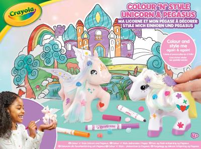 Zestaw Jednorożec i Pegaz CRAYOLA. Wydawca: Crayola. SmakLiter.pl Opakowanie Zestaw Jednorożec i Pegaz CRAYOLA