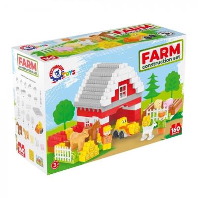Zestaw konstruktor Farma 160el. Wydawca: Technok. SmakLiter.pl Opakowanie Zestaw konstruktor Farma 160el