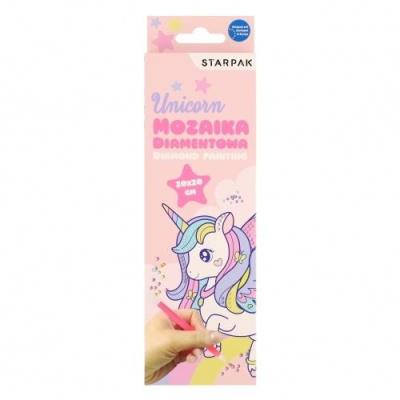 Opakowanie Zestaw kreatywny Mozaika diamentowa Unicorn
