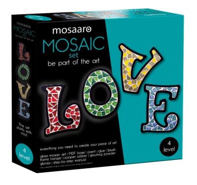 Zestaw kreatywny mozaika - Love. Wydawca: Roter Kafer. SmakLiter.pl Opakowanie Zestaw kreatywny mozaika - Love
