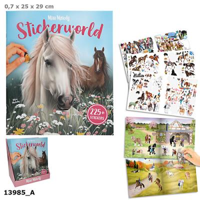 Opakowanie Zestaw kreatywny z naklejkami Miss Melody 13985A