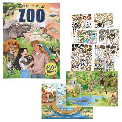 Opakowanie Zestaw kreatywny z naklejkami ZOO 14532A