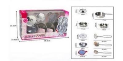 Opakowanie Zestaw kuchenny metalowy 11el