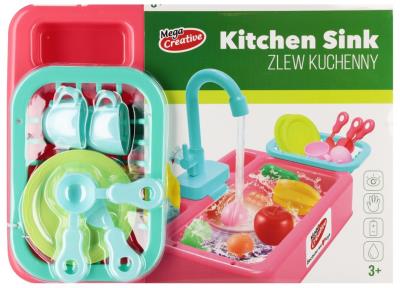 Opakowanie Zestaw kuchenny zlew różowy