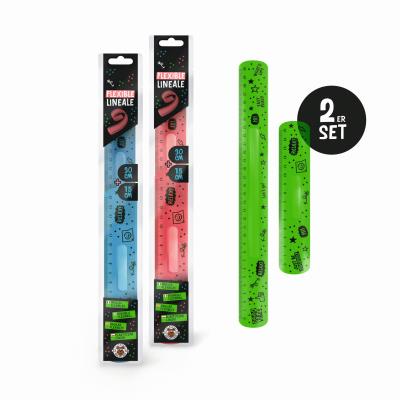 Zestaw Linijek 15cm/30cm mix kolorów. Wydawca: TRENDHAUS. SmakLiter.pl Opakowanie Zestaw Linijek 15cm/30cm mix kolorów