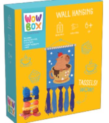 Zestaw Makrama Kapibara w filiżance WOW0277. Wydawca: TM Toys. SmakLiter.pl Opakowanie Zestaw Makrama Kapibara w filiżance WOW0277