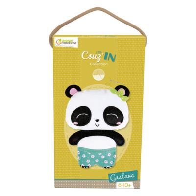 Opakowanie Zestaw Maskotka do szycia Panda Gustave Clairefontaine