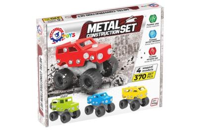 Opakowanie Zestaw metalowy konstruktor 370el