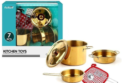 Opakowanie Zestaw metalowych garnków 26,3x11x23,5cm