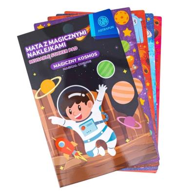 Zestaw naklejek w teczce XL Astrafun mix. Wydawca: ASTRA papiernicze. SmakLiter.pl Opakowanie Zestaw naklejek w teczce XL Astrafun mix