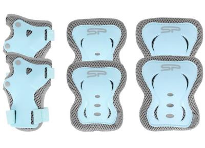 Zestaw ochraniaczy Shield r. L niebieski. Wydawca: Spokey. SmakLiter.pl Opakowanie Zestaw ochraniaczy Shield r. L niebieski