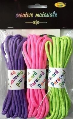 Zestaw paracord 2,8mb 3 kolory. Wydawca: Galeria Hobby. SmakLiter.pl Opakowanie Zestaw paracord 2,8mb 3 kolory