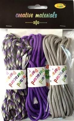 Zestaw paracord 2,8mb 3 kolory. Wydawca: Galeria Hobby. SmakLiter.pl Opakowanie Zestaw paracord 2,8mb 3 kolory