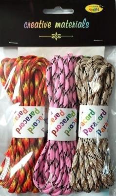 Zestaw paracord 2,8mb 3 kolory. Wydawca: Galeria Hobby. SmakLiter.pl Opakowanie Zestaw paracord 2,8mb 3 kolory