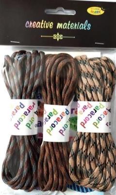 Zestaw paracord 2,8mb 3 kolory. Wydawca: Galeria Hobby. SmakLiter.pl Opakowanie Zestaw paracord 2,8mb 3 kolory