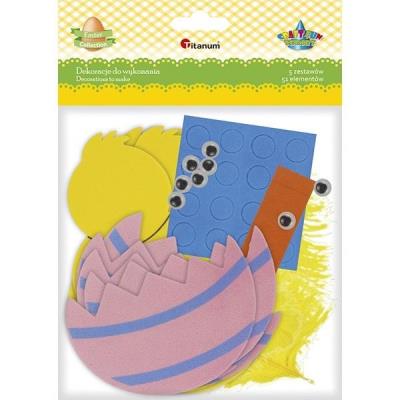 Opakowanie Zestaw piankowy kurczak w skorupce 5szt