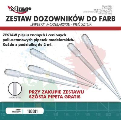 Opakowanie Zestaw Pipetek 6szt