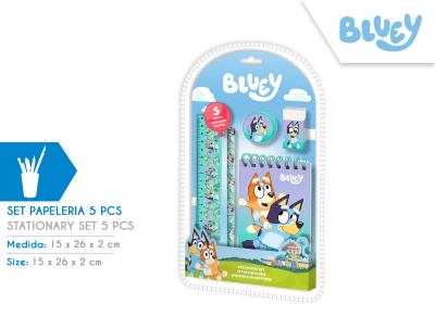 Opakowanie Zestaw piśmienniczy Bluey  5 elementów BY00005