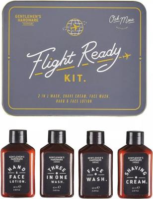 Zestaw podróżny Flight Ready Kit w puszce. Wydawca: Gentlemen's Hardware. SmakLiter.pl Opakowanie Zestaw podróżny Flight Ready Kit w puszce