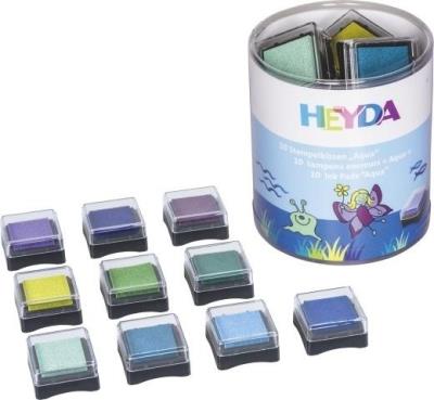 Opakowanie Zestaw poduszek do stempli mini 10szt Aqua