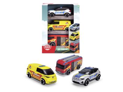 Opakowanie Zestaw pojazdów ratunkowych Dickie SOS 3-pak 15,5cm