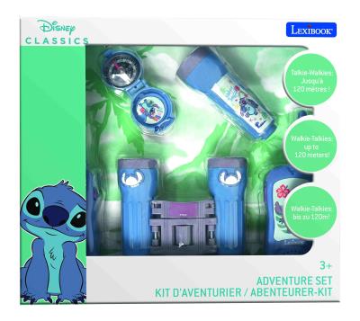 Opakowanie Zestaw przygodowy Stitch Lexibook RPTW12D