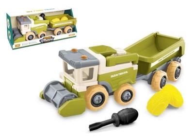 Zestaw rolniczy do skręcania kombajn z przyczepą. Wydawca: SWEDE. SmakLiter.pl Opakowanie Zestaw rolniczy do skręcania kombajn z przyczepą