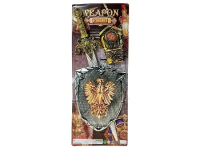 Zestaw rycerski tarcza i miecz. Wydawca: ADAR. SmakLiter.pl Opakowanie Zestaw rycerski tarcza i miecz