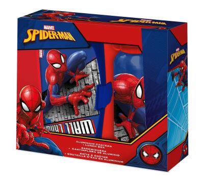 Zestaw śniadaniówka + bidon 500 ml Spiderman SP50006. Wydawca: Kids Euroswan. SmakLiter.pl Opakowanie Zestaw śniadaniówka + bidon 500 ml Spiderman SP50006