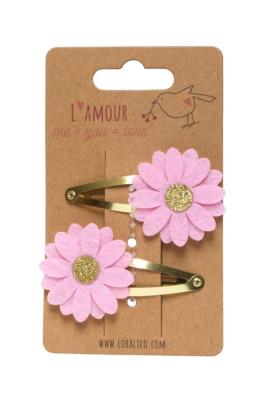 Zestaw spinek z kwiatkami. Wydawca: Coralico. SmakLiter.pl Opakowanie Zestaw spinek z kwiatkami