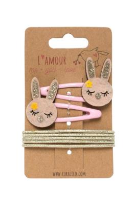 Zestaw spinki i gumki. Wydawca: Coralico. SmakLiter.pl Opakowanie Zestaw spinki i gumki