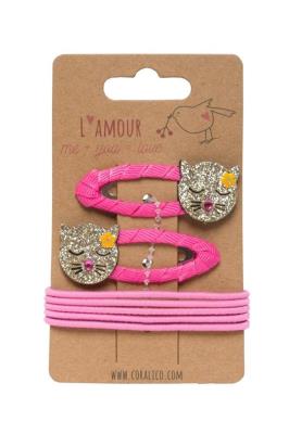 Zestaw spinki i gumki. Wydawca: Coralico. SmakLiter.pl Opakowanie Zestaw spinki i gumki