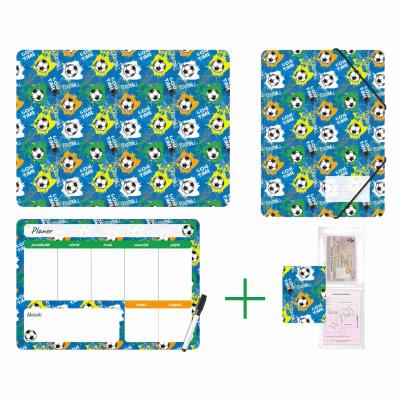 Opakowanie Zestaw szkolny z nadrukiem football