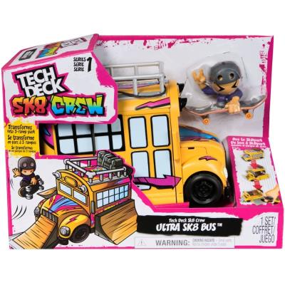 Opakowanie Zestaw Tech Deck Skate Ekipa z Autobusem