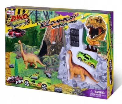 Opakowanie Zestaw z dinozaurem i pojazdem + makieta