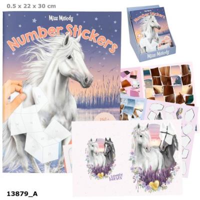 Zestaw z naklejkami Number Sticker Miss Melody 13879A. Wydawca: DEPESCHE (5). SmakLiter.pl Opakowanie Zestaw z naklejkami Number Sticker Miss Melody 13879A