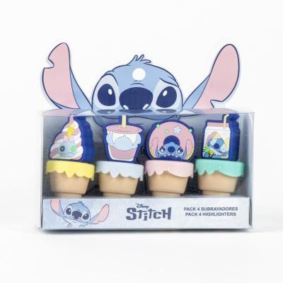 Zestaw zakreślaczy Stitch 4szt. Wydawca: Artesania Cerda. SmakLiter.pl Opakowanie Zestaw zakreślaczy Stitch 4szt