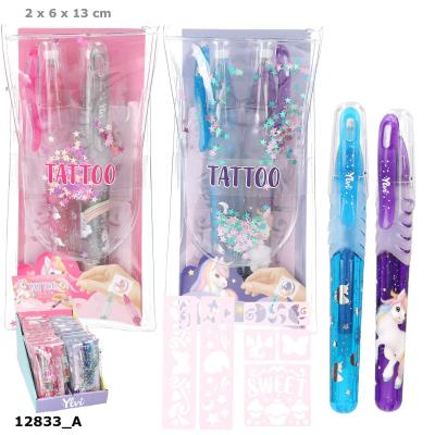 Opakowanie Zestaw żelopisów do tatuażu Ylvi z Jednorożcem 1szt.mix 12833A