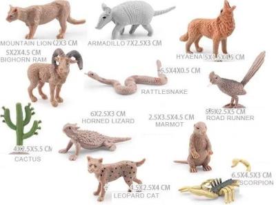 Opakowanie Zestaw zwierząt pustynnych