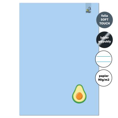 Opakowanie Zeszyt A4 32 kartki w linie 90g Awokado