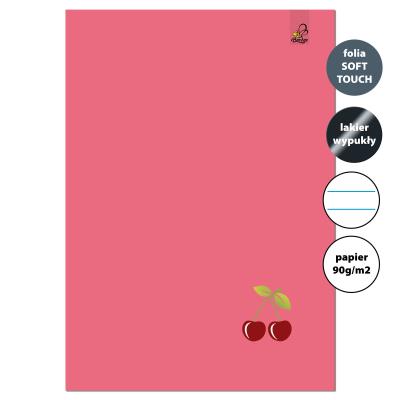 Opakowanie Zeszyt A4 32 kartki w linie 90g Wisienki