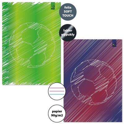 Zeszyt A4/32K 3-linie kolor 90g Player (6szt). Wydawca: Bee-bee. SmakLiter.pl Opakowanie Zeszyt A4/32K 3-linie kolor 90g Player (6szt)