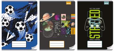 Opakowanie Zeszyt A4 32k. 3-linie kolor No Name chłopiec 1szt.mix