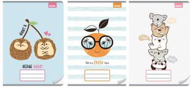 Opakowanie Zeszyt A4 32k. 3-linie No Name dziewczynka 1szt.mix